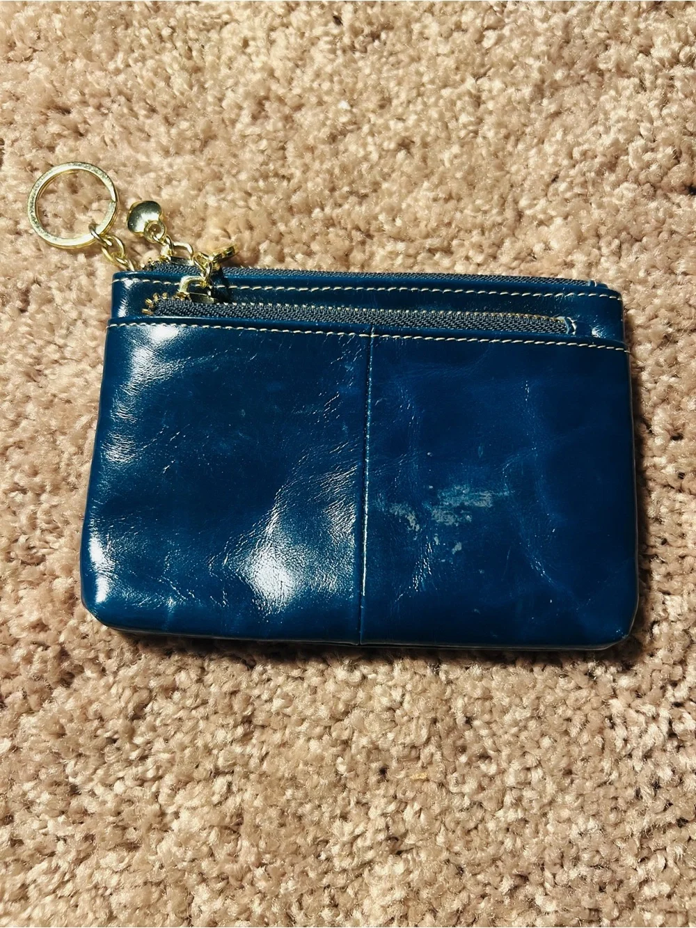 MDBM UK Maison de Beaute Marseilles LIMOGES Small Wallet Prussian Blue 5” By 4”